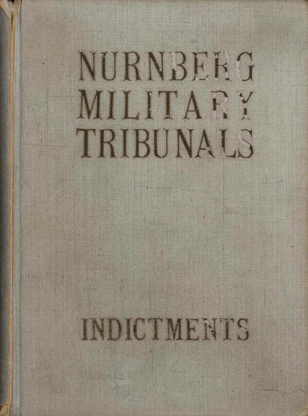 Nuremberg Indictment